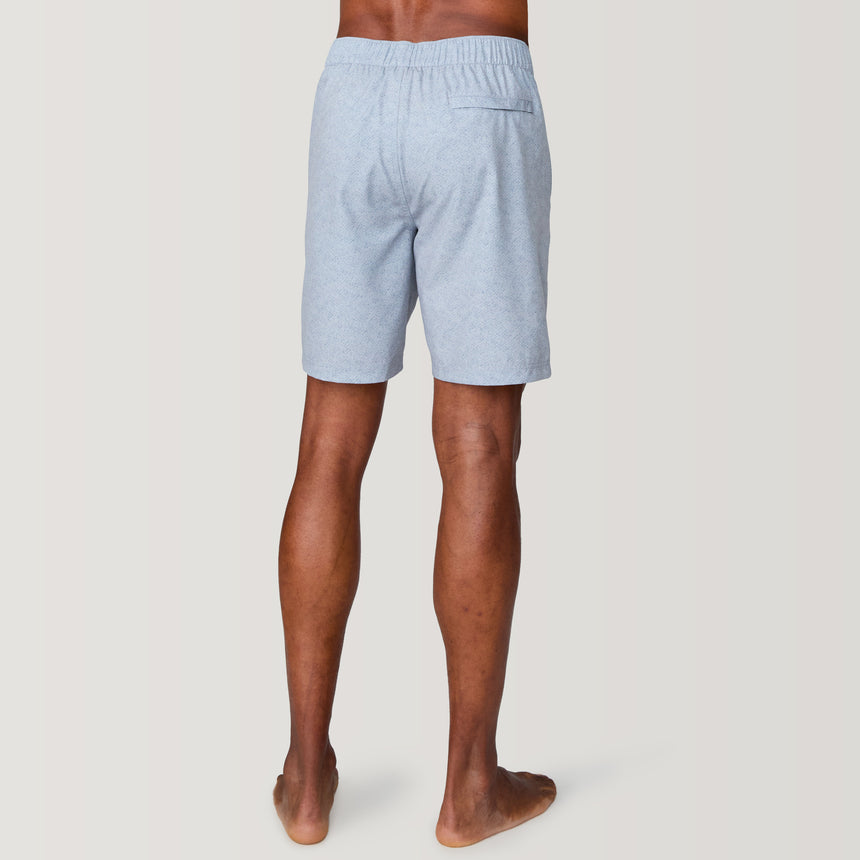 [Anderson is 6'2" wearing a size Medium.] Men's Textured Surf Swim Short - M – IRON #color_iron