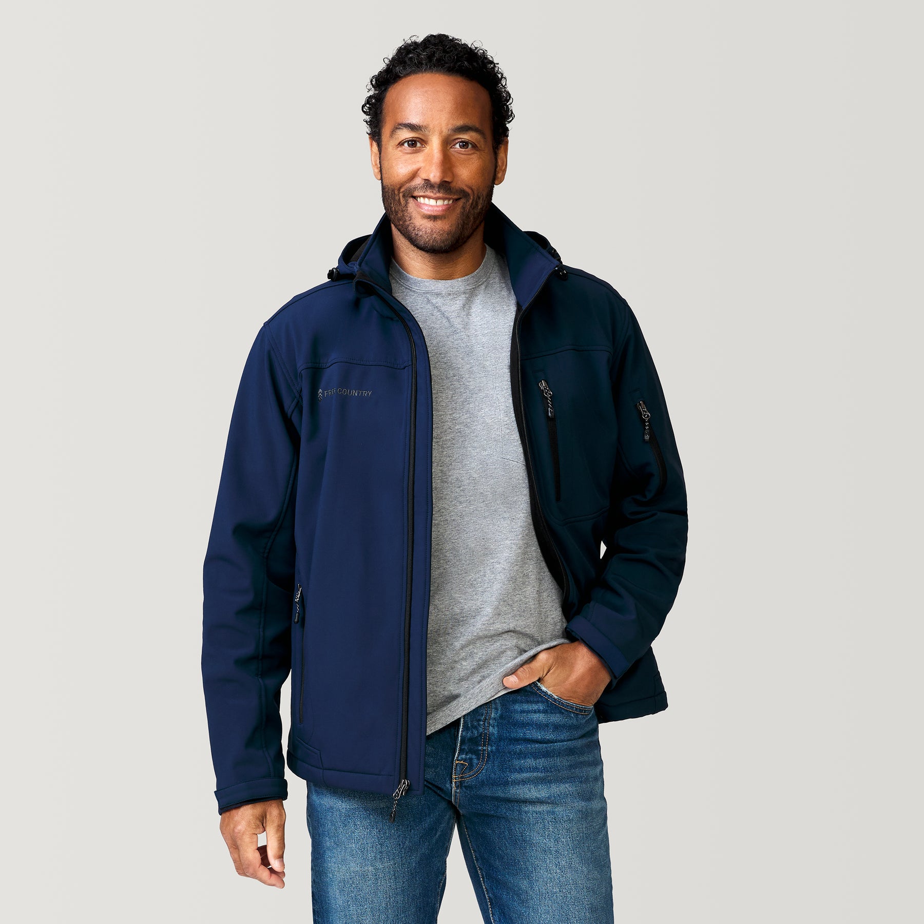 Men's free clearance country softshell jacket