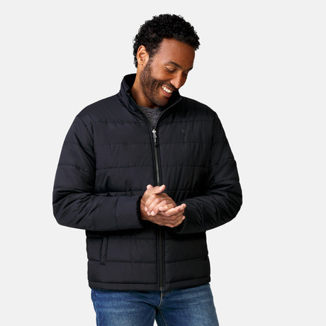 [Jonathan is 6’1” wearing a size Medium.] Men's Atalaya III 3-in-1 Systems Jacket - Deep Charcoal - M #color_deep-charcoal