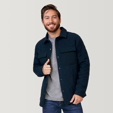 Men's Super Soft Microfleece Shirt Jacket