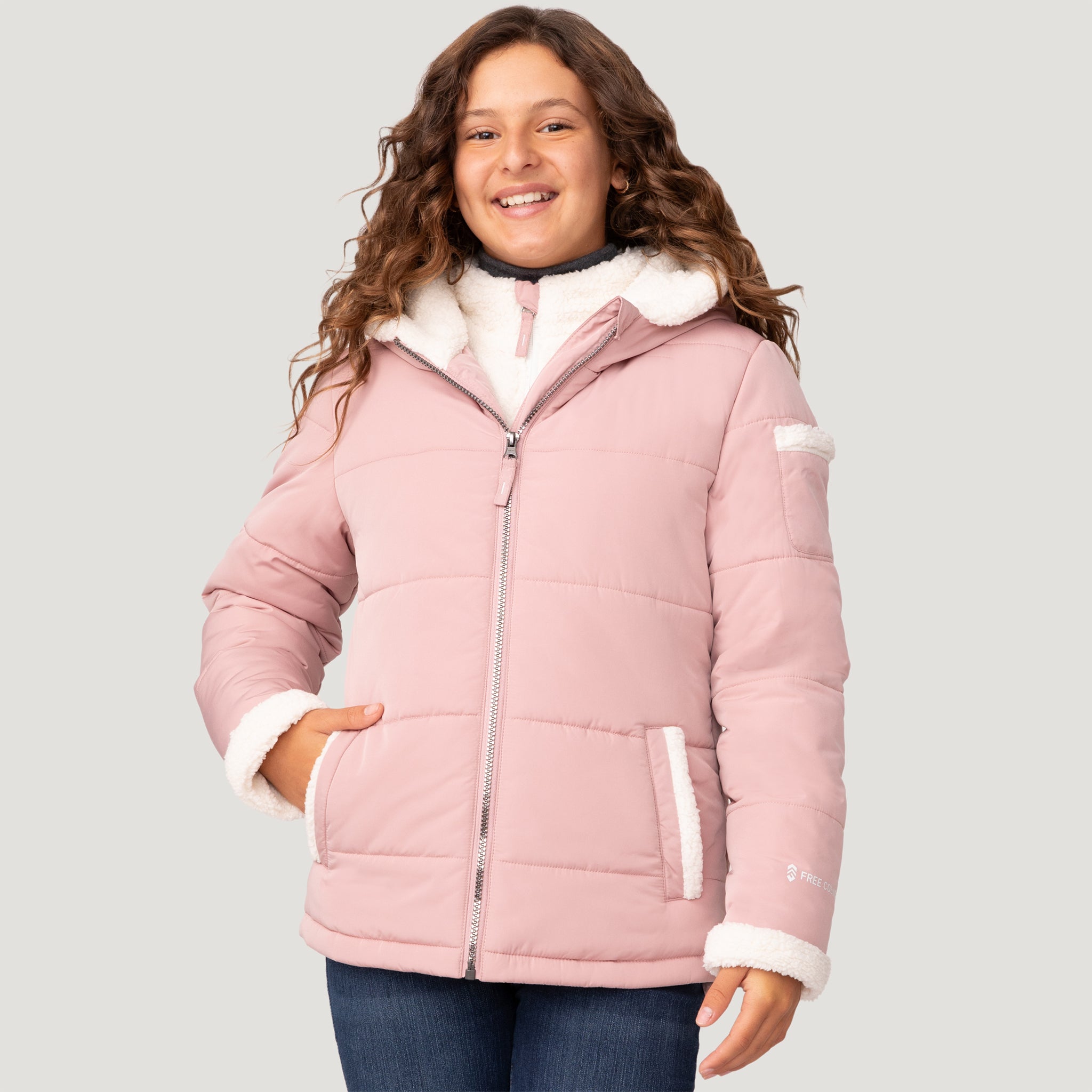 Girls' Stratus Lite Bib Puffer Jacket – Free Country