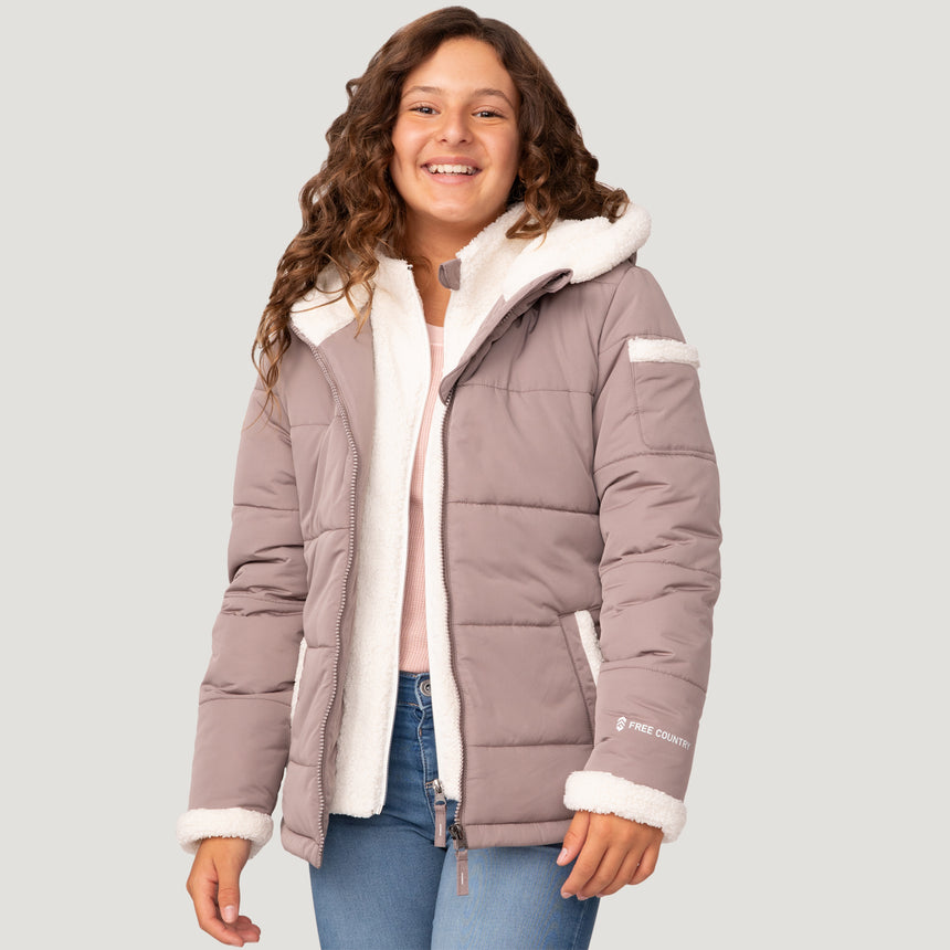 Girls' Stratus Lite Bib Puffer Jacket