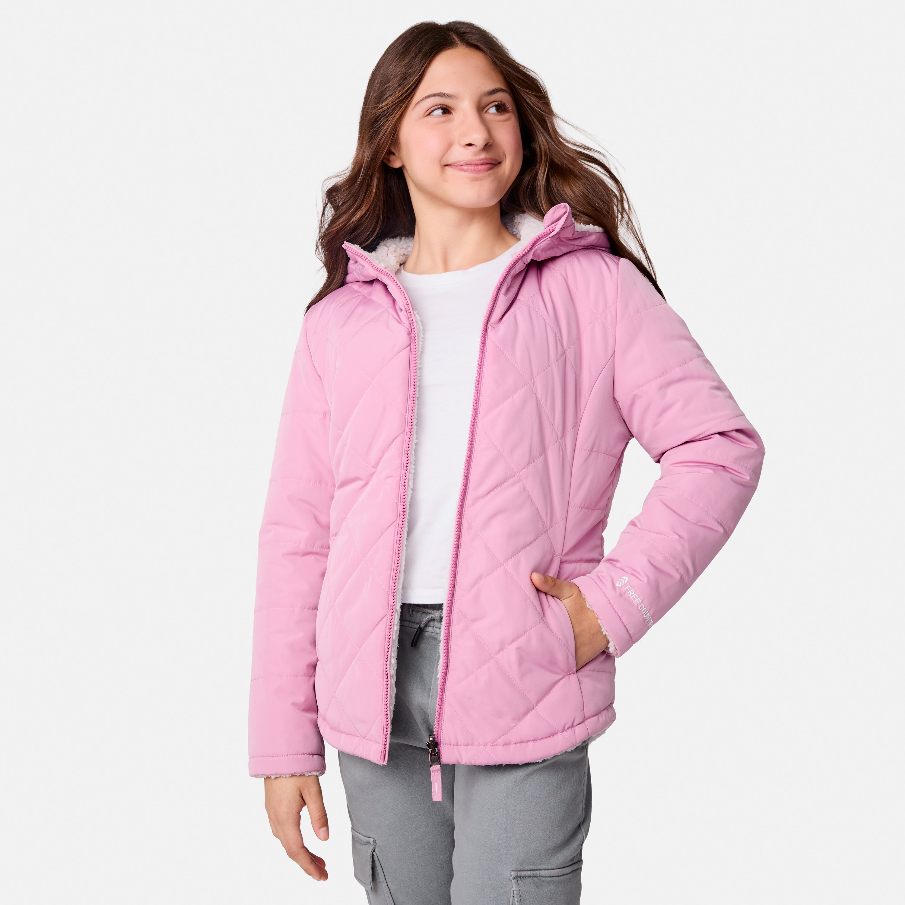 Girls' Stratus Lite Reversible Jacket – Free Country