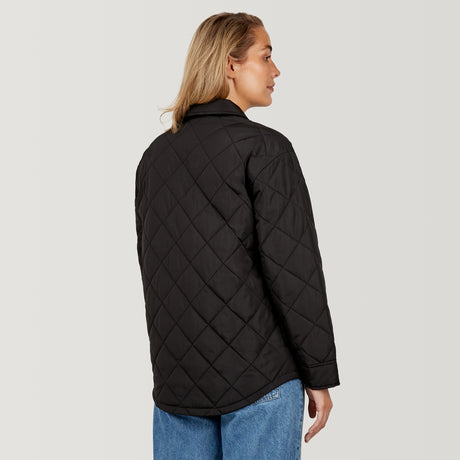 Women's Trailblazer Quilted Shacket - Black - S #color_black
