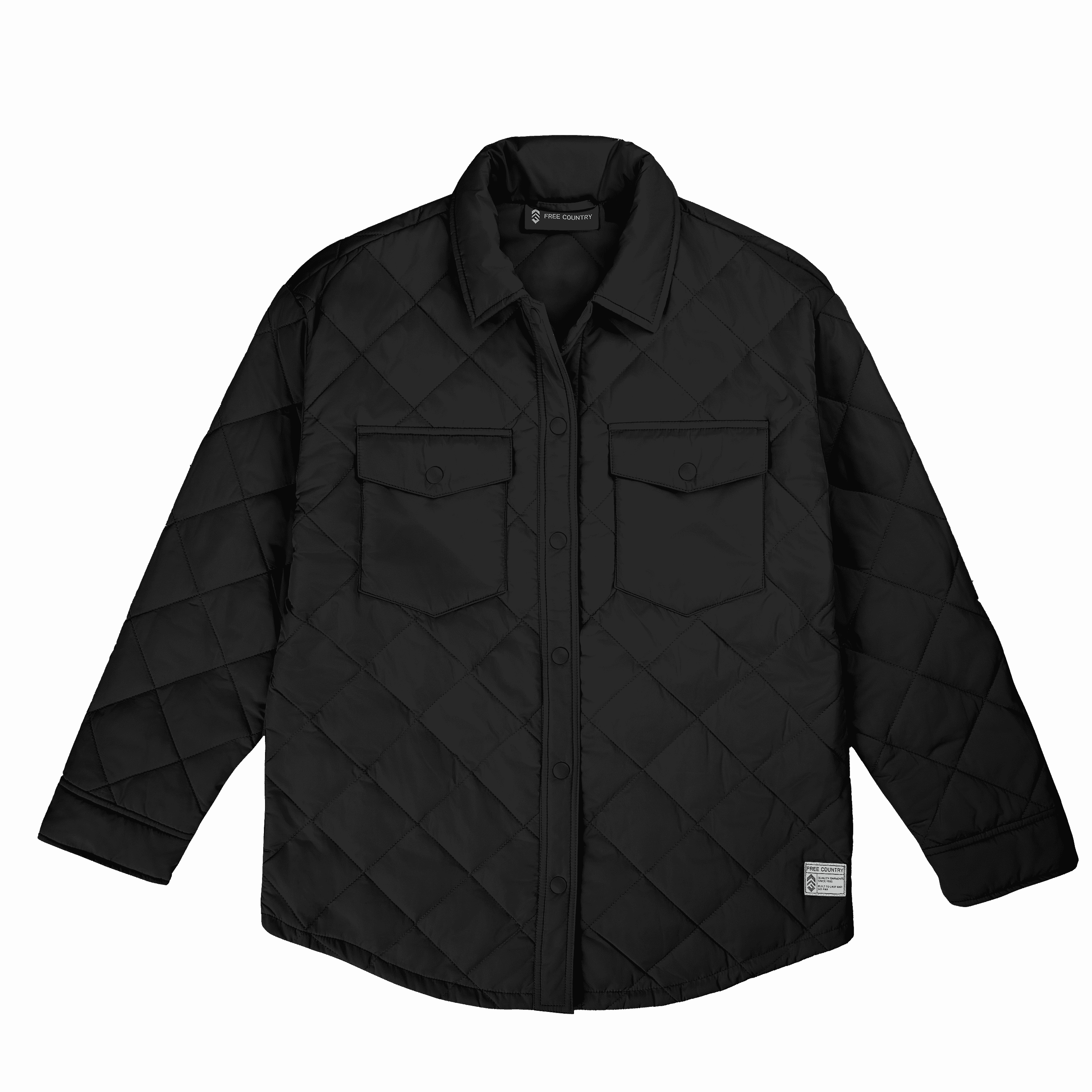 Free country sales quilted jacket