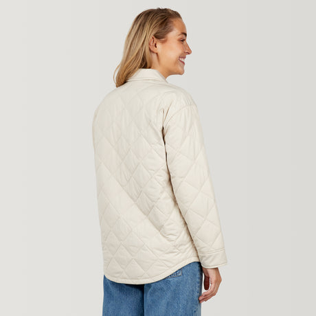 Women's Trailblazer Quilted Shacket - Oat - S #color_oat