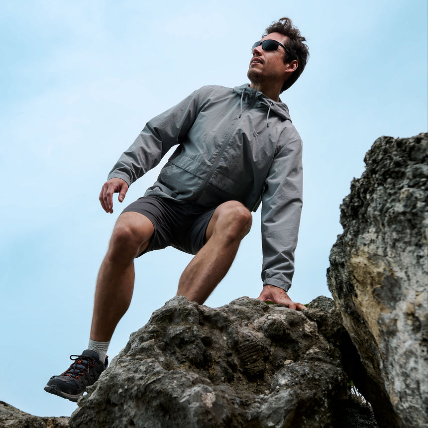 Men's Deluge Sanded Nylon Jacket