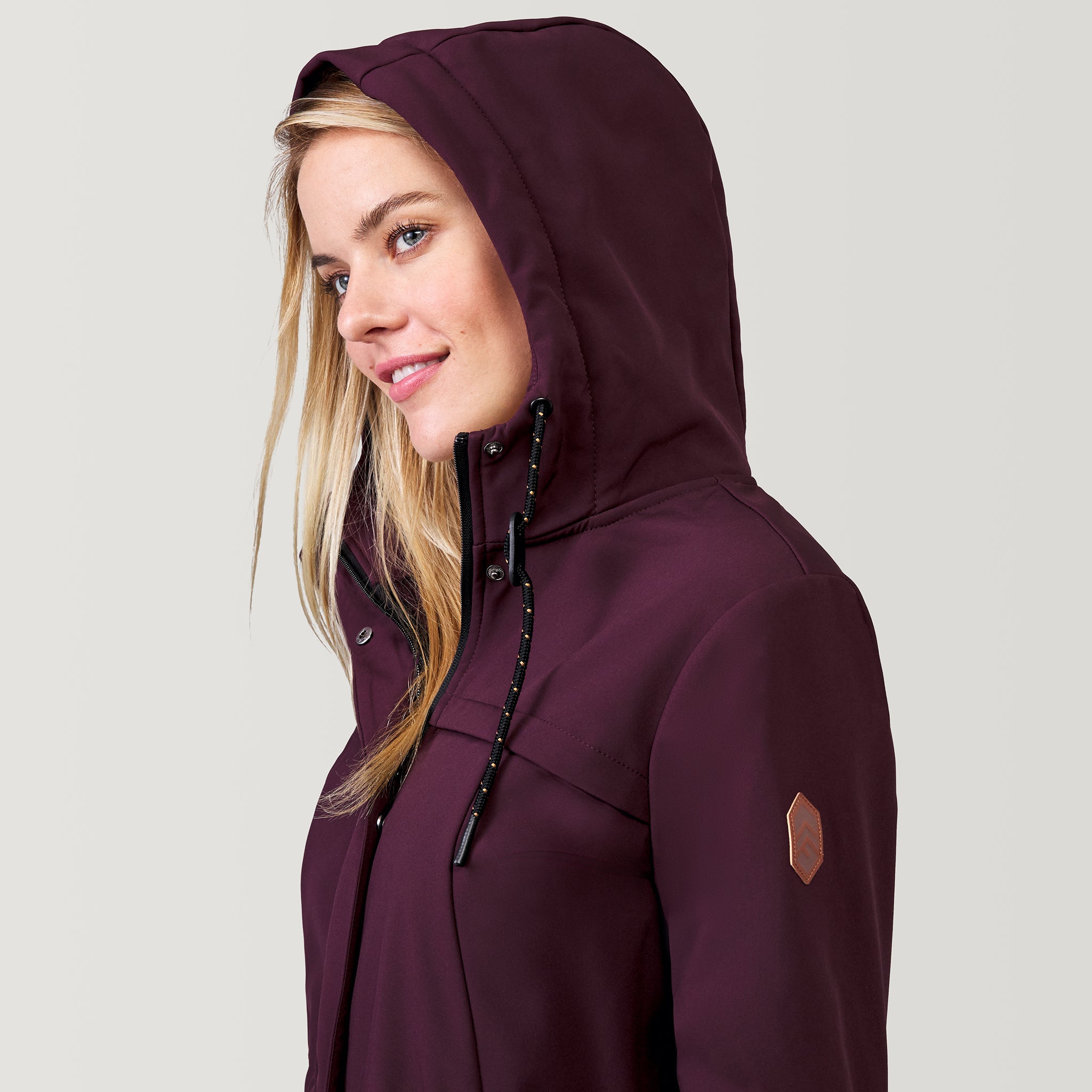 Free country hooded water best sale resistant lightweight softshell jacket