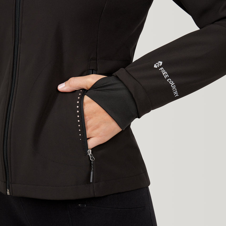 Women's StormTech Super Softshell® Jacket - Black - S #color_black