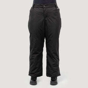 Free Country Women's Plus Size FreeCycle® Chill Off Padded Ski Pant - Black - 1X #color_black