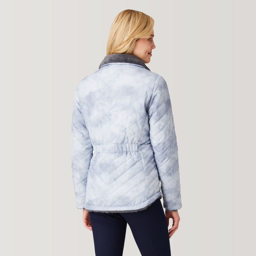 Women’s FreeCycle® Cloud Lite II Reversible Jacket - Silver Chip - S #color_silver-chip