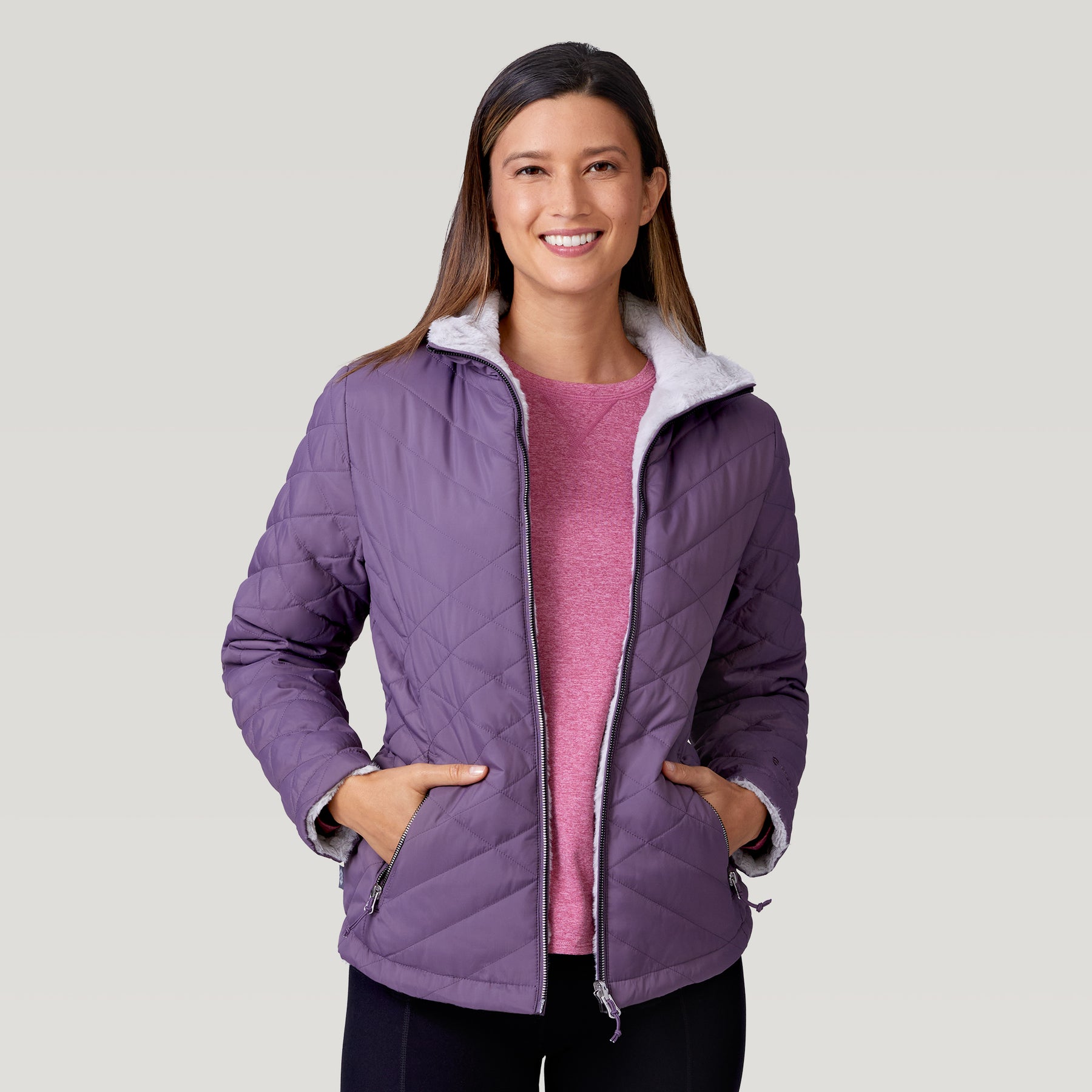 Reversible Vest Macy's Women's Fleece Vests Plus Size