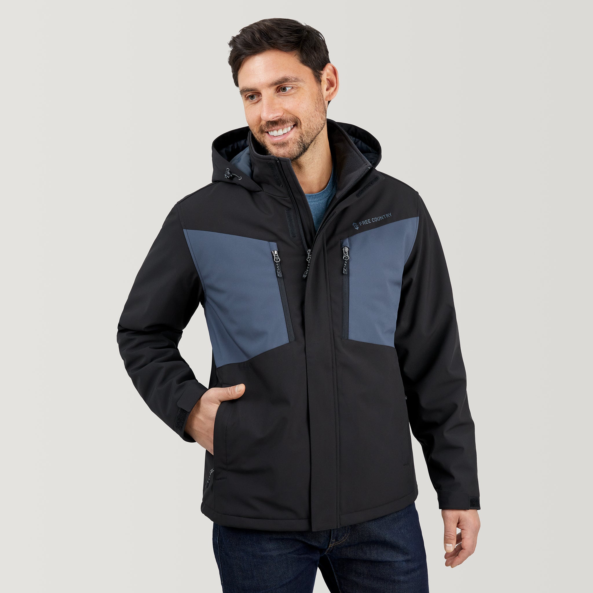 Men's Thermo Softshell® Mid Weight Jacket – Free Country