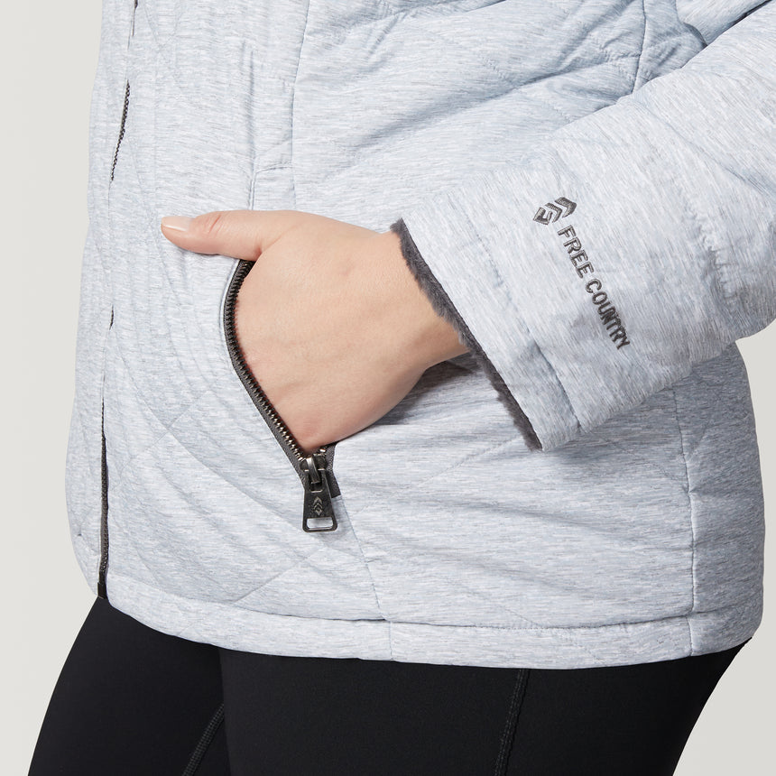 Women's Plus Size FreeCycle® Cloud Lite Reversible Jacket