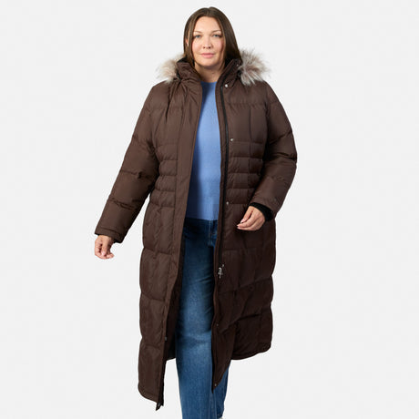 Women's Plus Size Full Length Splendor Down Jacket
