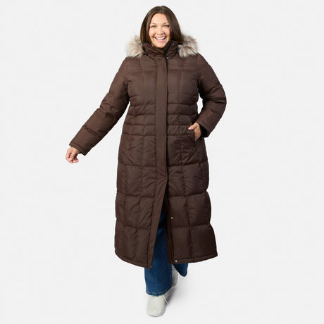 Women's Plus Size Full Length Splendor Down Jacket