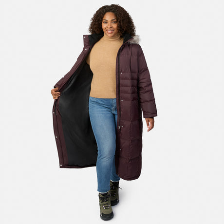 Women's Plus Size Full Length Splendor Down Jacket