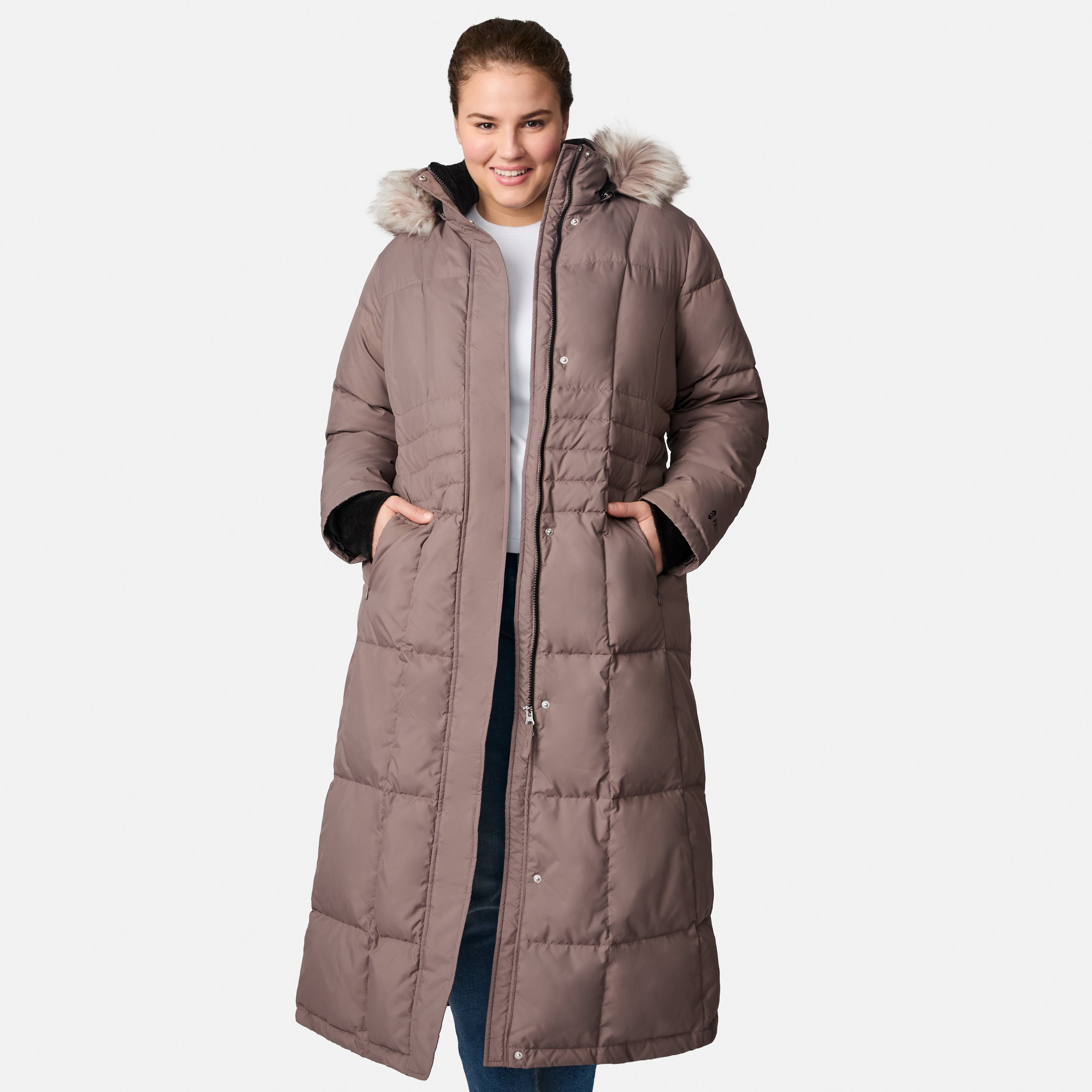 Women's Plus Size Full Length Splendor Down Jacket – Free Country
