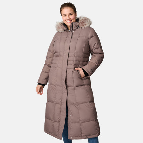 Women's Plus Size Full Length Splendor Down Jacket