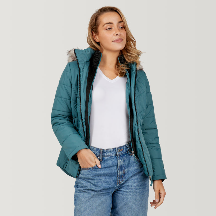 Women's Unstoppable II Poly Air Touch Jacket - Basil - S #color_basil