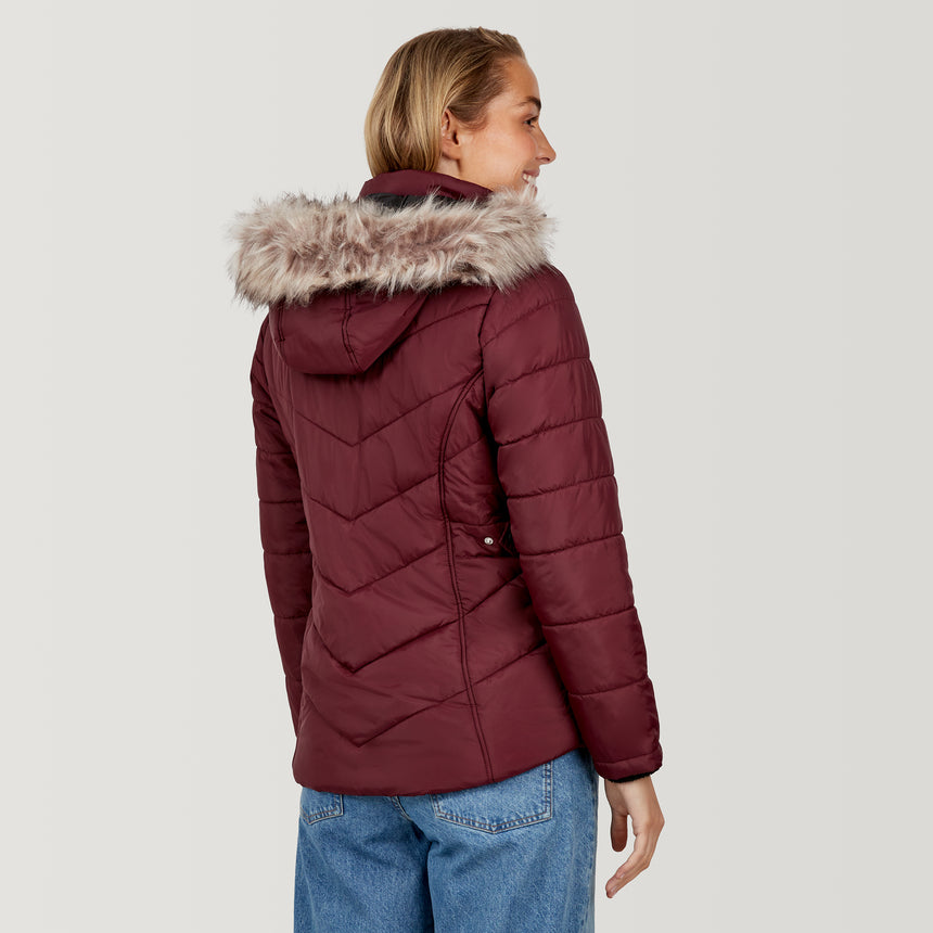 Women's Unstoppable II Poly Air Touch Jacket - Brick - S #color_brick