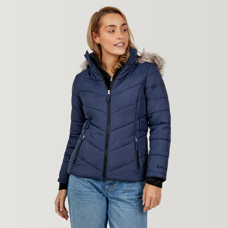 Women's Unstoppable II Poly Air Touch Jacket - Indigo - S #color_indigo