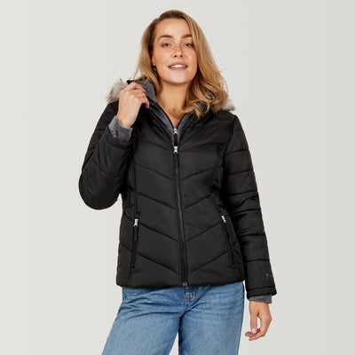  Snow Country Outerwear Women's Plus Extended Size Ski Coat  Jacket Luna Synthetic Down (1X (16/18), Wine) : Clothing, Shoes & Jewelry