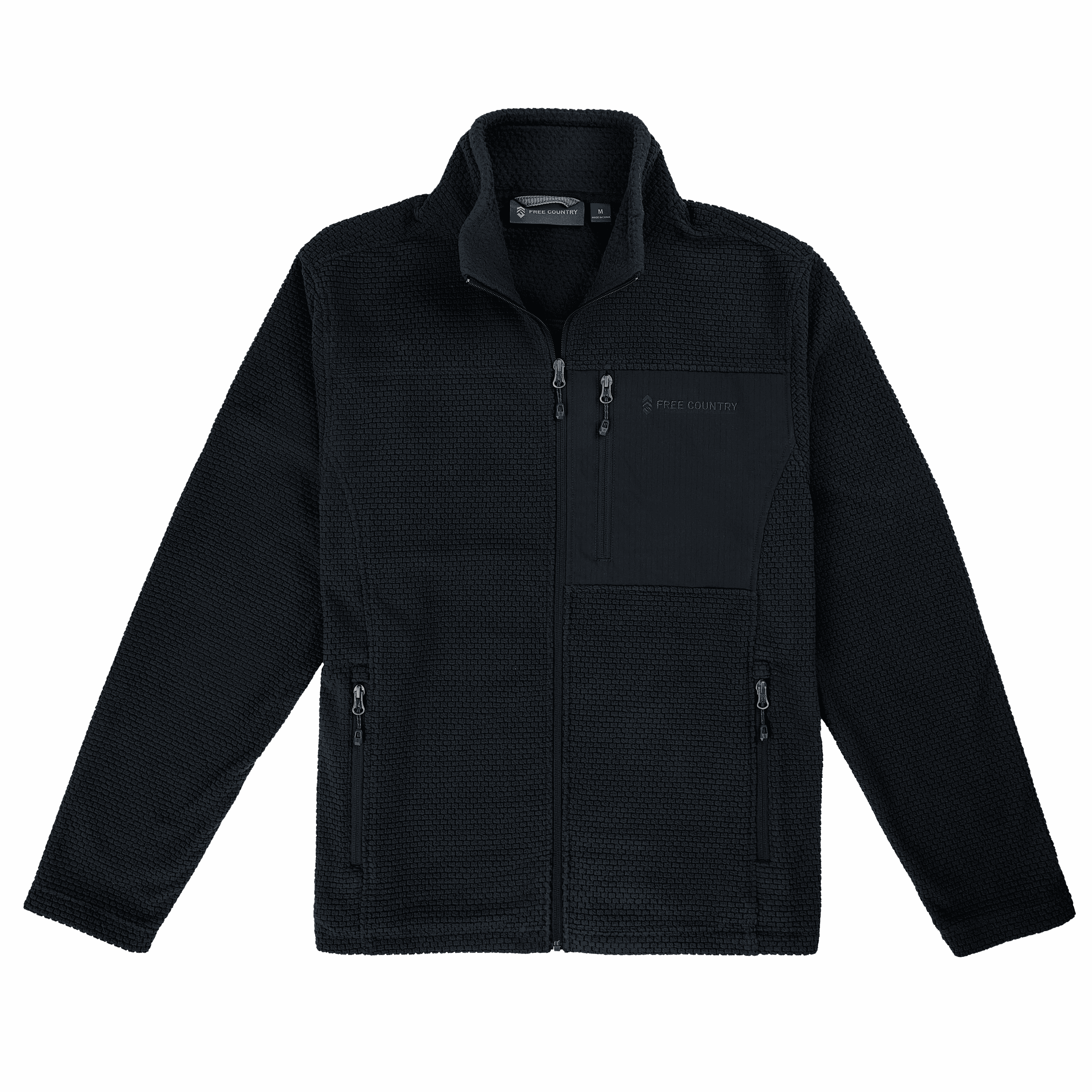 unbind PLEASANT WARM MOCK ブラック　M Men's Calabaza II Brick Fleece Jacket – Free Country