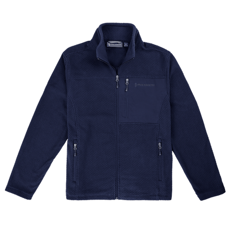 Men's Calabaza II Brick Fleece Jacket - Dark Navy - M #color_dark navy