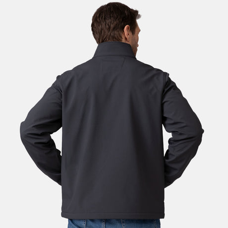 [Vince is 6’1” wearing a size Medium.] Men's Lanier Super Softshell® Jacket - Coal - M #color_coal