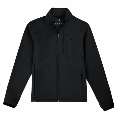 Men's Lanier Super Softshell® Jacket - Black - M #color_black