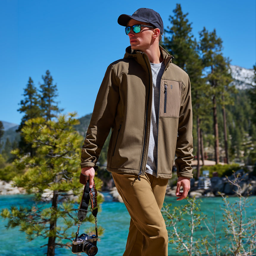Men's Commuter Super Softshell® Hooded Jacket