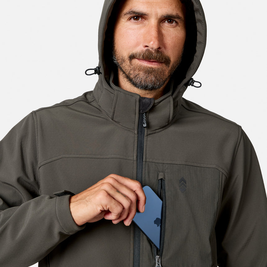 Men's Commuter Super Softshell® Hooded Jacket