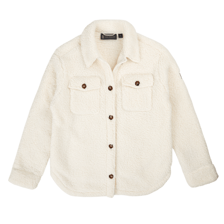 Women's Sherpa Shacket - Cream - S #color_cream