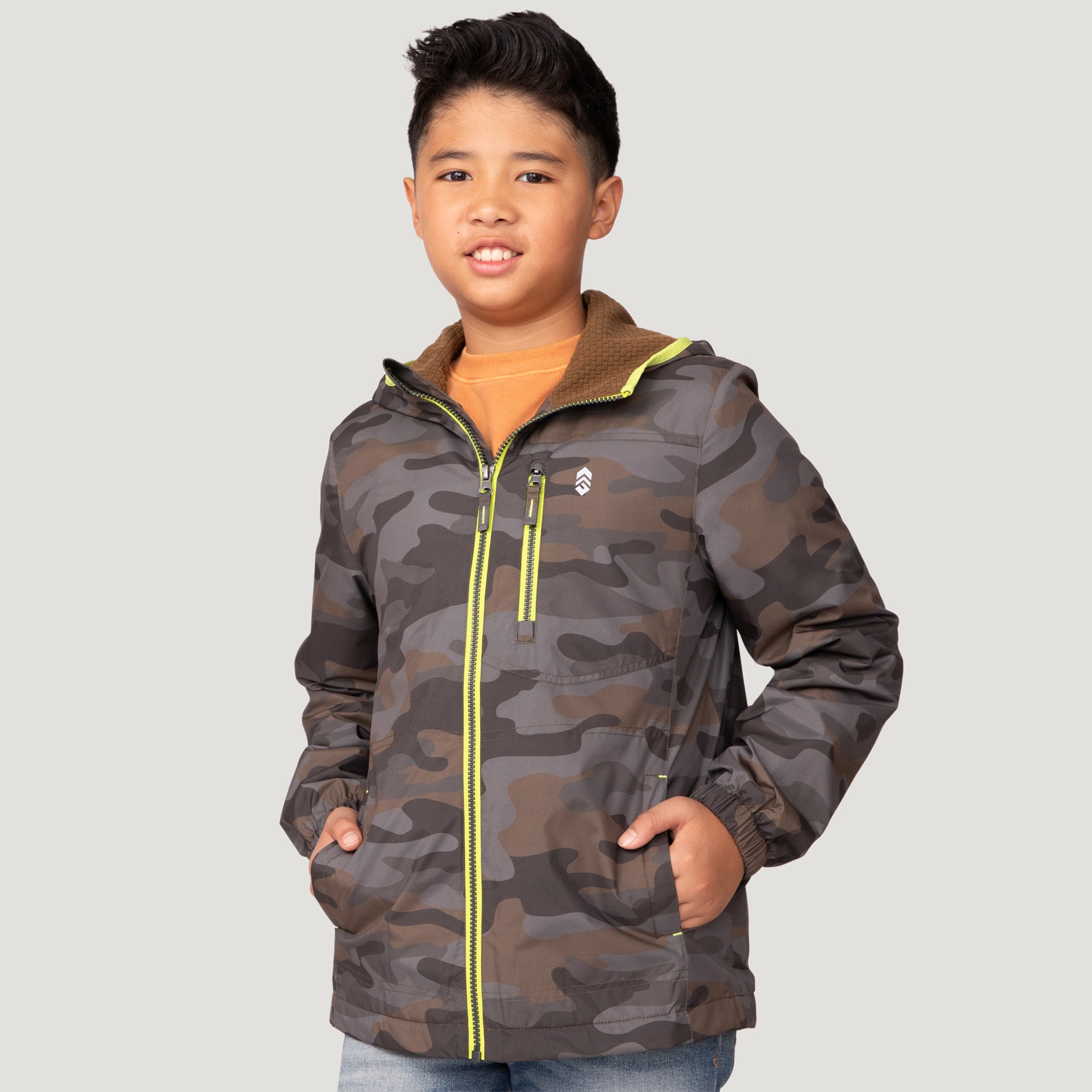 Boys camoflage coat online