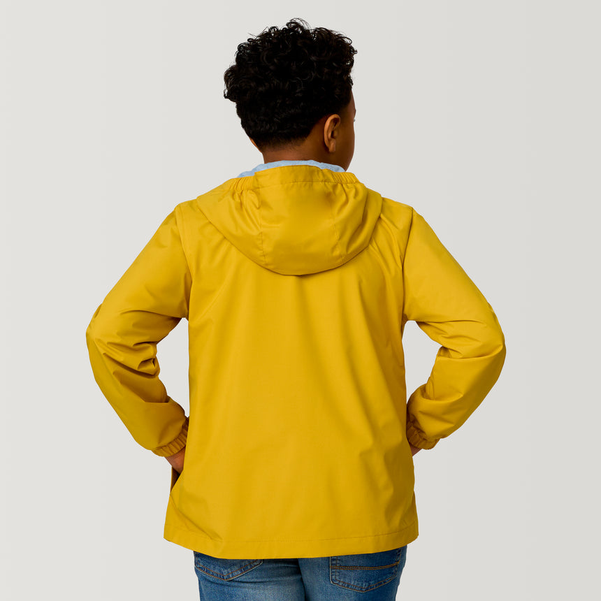 Boys' Easy Hiking Windshear Jacket - M – GOLD #color_gold