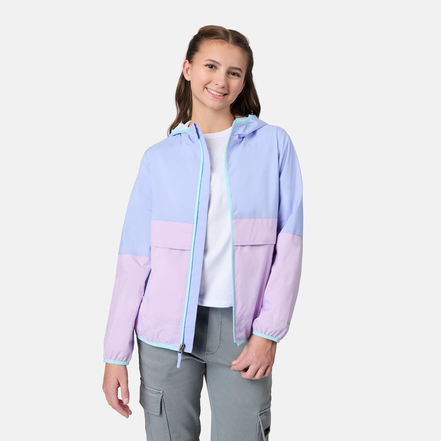 Girls' Easy Hiking Windshear Jacket