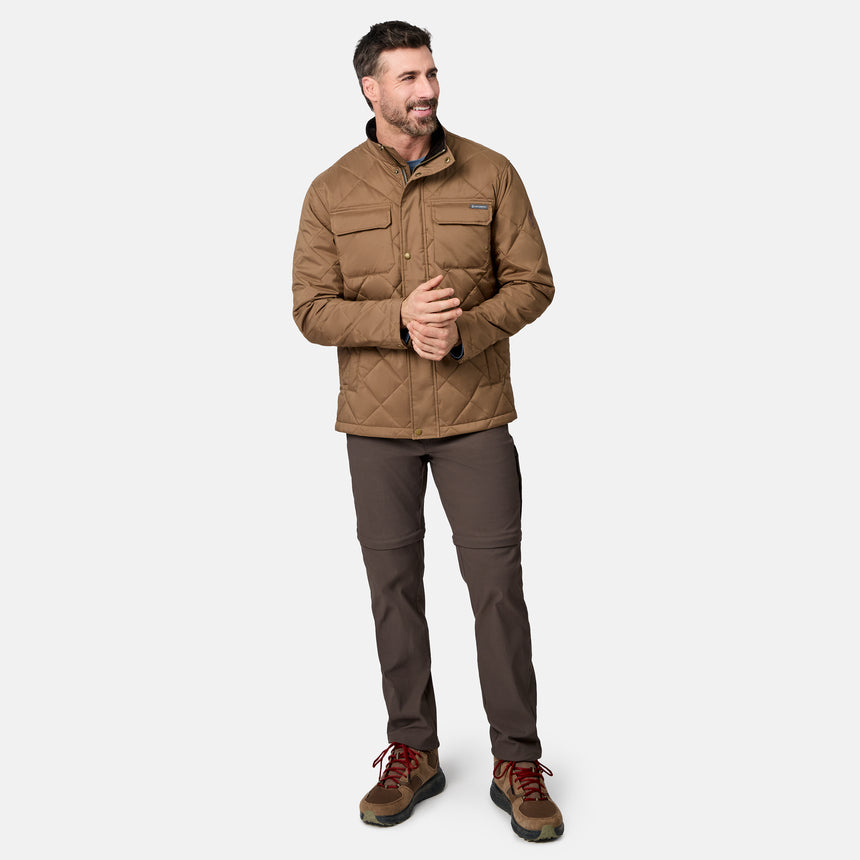 Men's Quilted Snap Front Barn Jacket