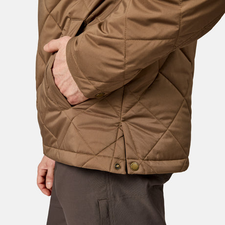 Men's Quilted Snap Front Barn Jacket
