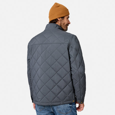 Men's Quilted Snap Front Barn Jacket