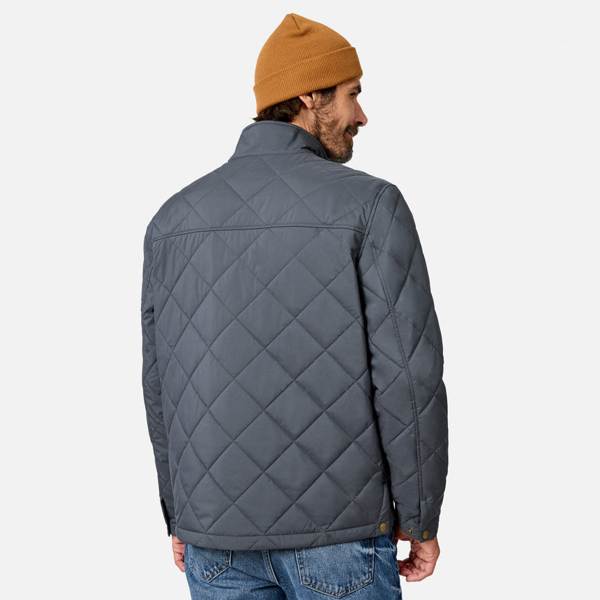 Men's Quilted Snap Front Barn Jacket