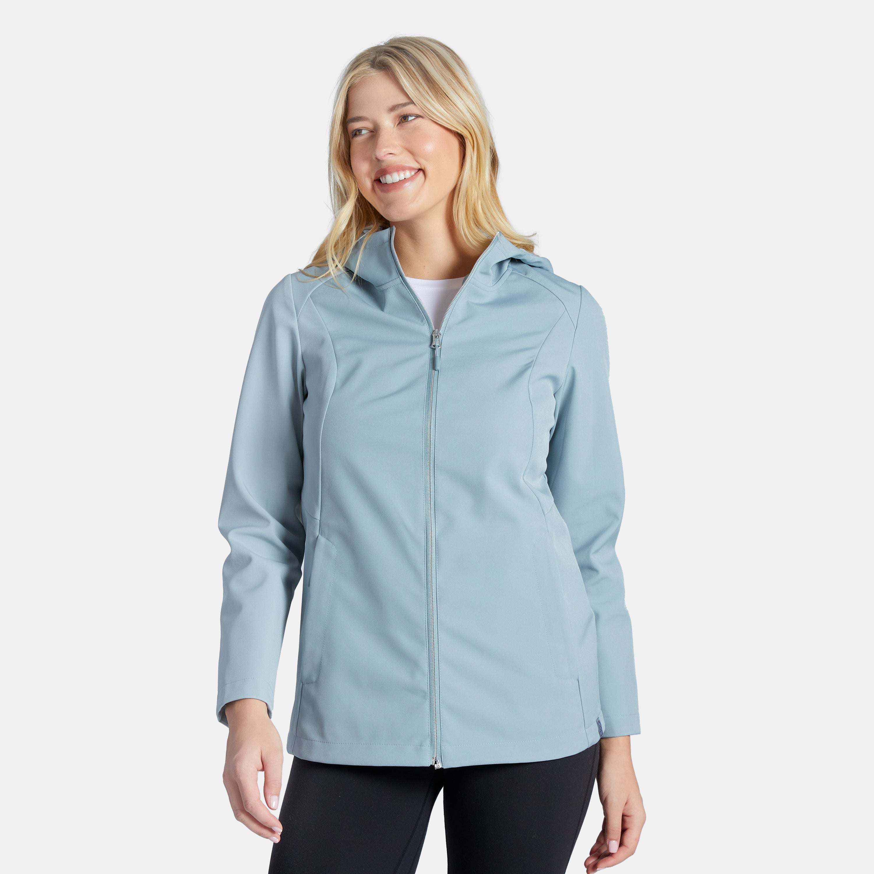 【G FORE】 G/FORE FEVER CROPPED ANORAK(WOMEN) /追跡付 Women's Stone Blue Players Cropped Anorak - Macade Golf