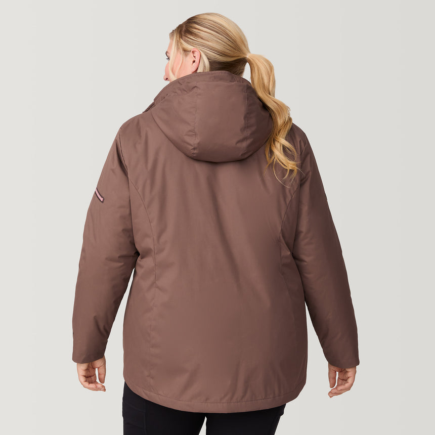 Women's Plus Size Back of Bell 3-in-1 Systems Jacket