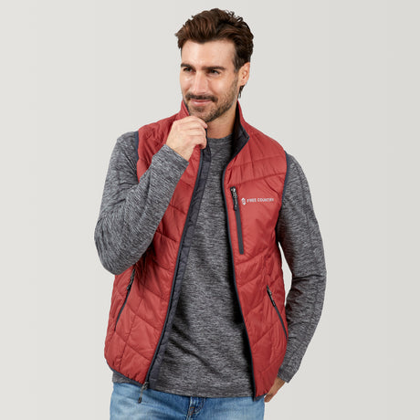 Men's FreeCycle® Stimson Puffer Vest - Redrock - M #color_redrock