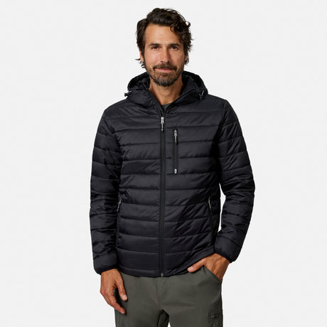 Men's Classic Solid Puffer Jacket