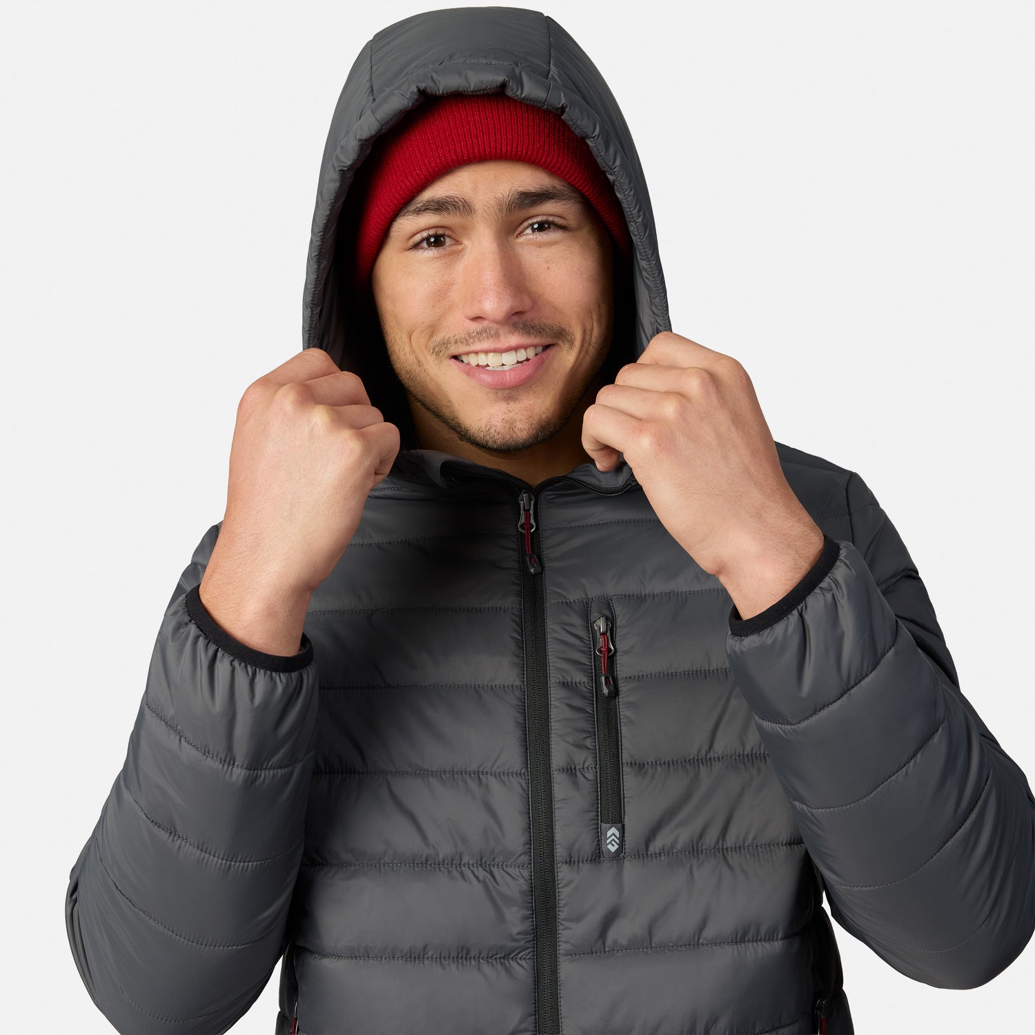 Men's Classic Solid Puffer Jacket