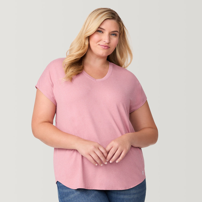 Women's Plus Size Microtech Chill B Cool Tee