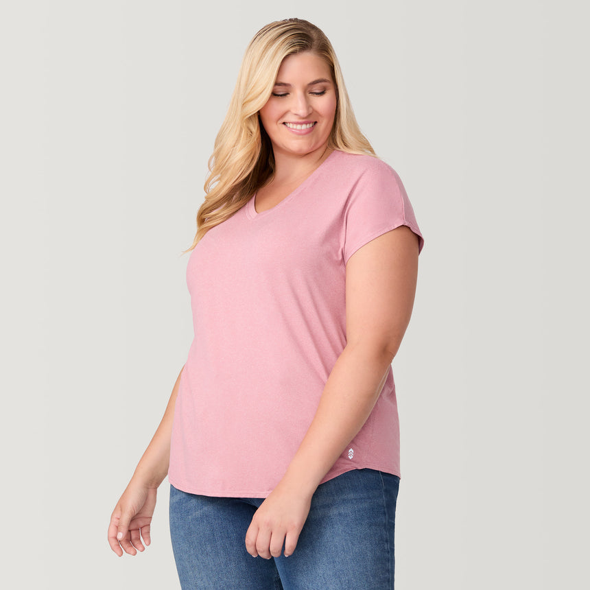 Women's Plus Size Microtech Chill B Cool Tee