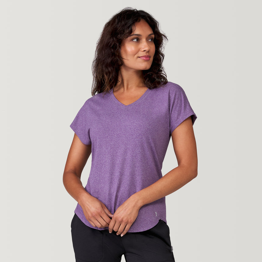 Women's Microtech Chill B Cool Tee - Aubergine #color_aubergine