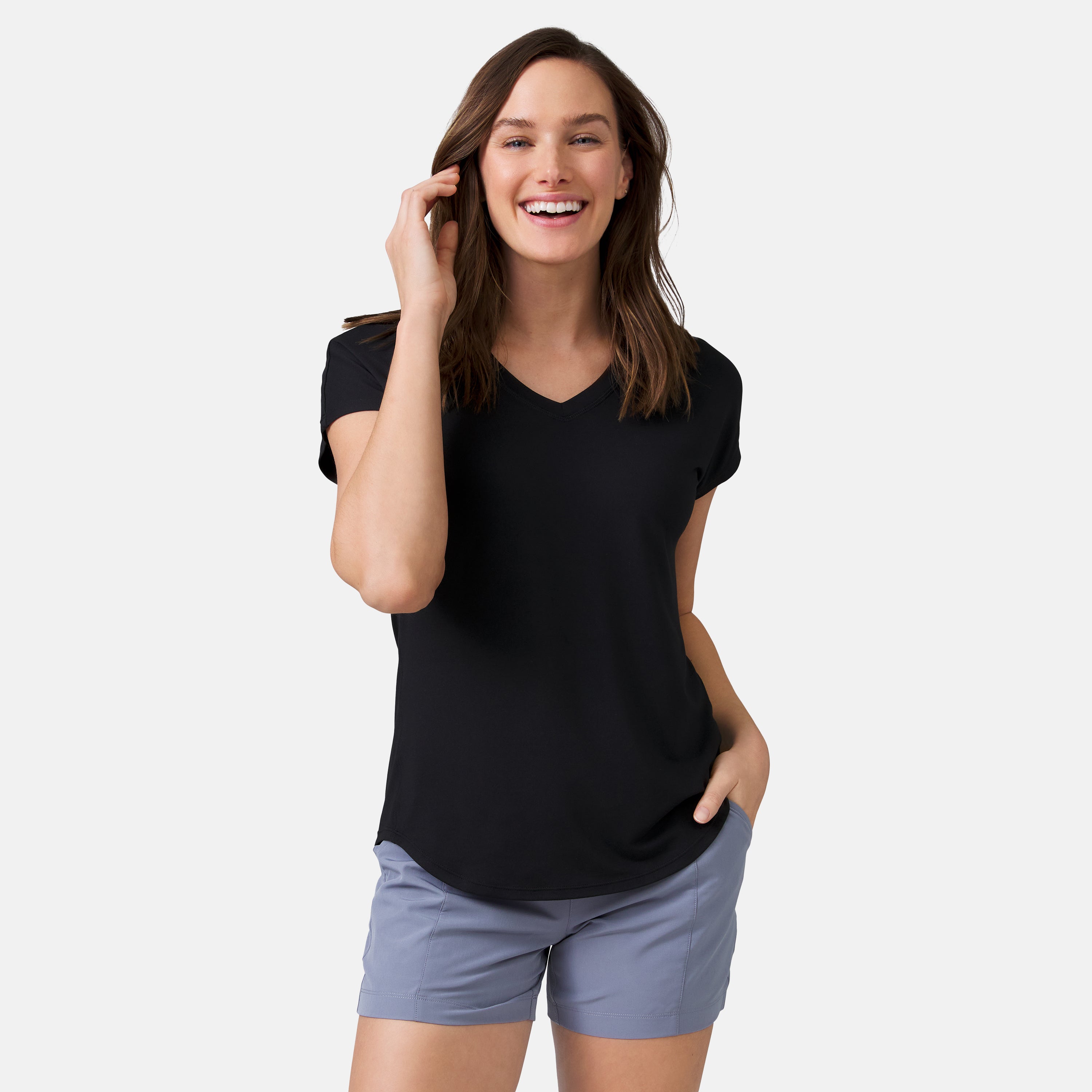 売れ筋商品|||フリー カントリー カットソー トップス レディース Women's Microtech Chill B Cool Tee Coral Women's Microtech® Chill B Cool Tee – Free Country